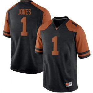 #1 Andrew Jones UT Men Game Stitched Jerseys Black