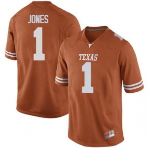 #1 Andrew Jones University of Texas Men Game Stitched Jerseys Orange
