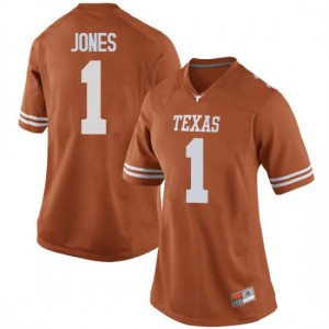 #1 Andrew Jones University of Texas Women Game Player Jerseys Orange