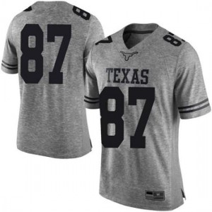 #87 Austin Hibbetts University of Texas Men Limited NCAA Jersey Gray