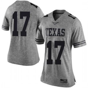 #17 Cameron Dicker University of Texas Women Limited College Jerseys Gray
