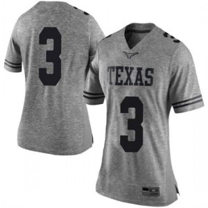 #3 Cameron Rising University of Texas Women Limited University Jerseys Gray