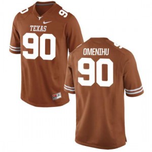 #90 Charles Omenihu University of Texas Youth Limited Stitch Jersey Tex Orange
