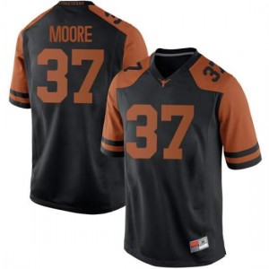 #37 Chase Moore UT Men Replica Stitched Jerseys Black