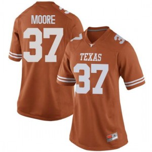 #37 Chase Moore UT Women Replica Football Jerseys Orange