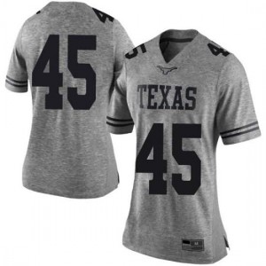 #45 Chris Naggar University of Texas Women Limited NCAA Jersey Gray