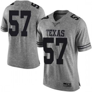#57 Cort Jaquess University of Texas Men Limited NCAA Jersey Gray
