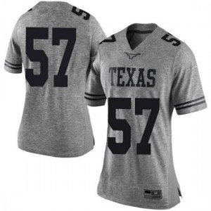 #57 Cort Jaquess University of Texas Women Limited NCAA Jerseys Gray
