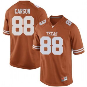 #88 Daniel Carson Longhorns Men Replica Football Jerseys Orange