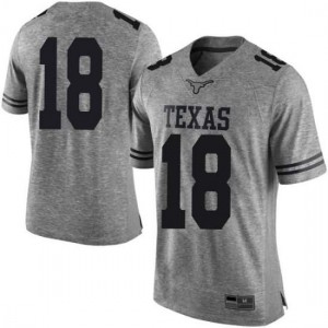 #18 Davante Davis University of Texas Men Limited University Jerseys Gray