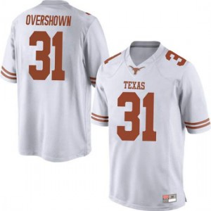 #31 DeMarvion Overshown Texas Longhorns Men Game Stitched Jerseys White
