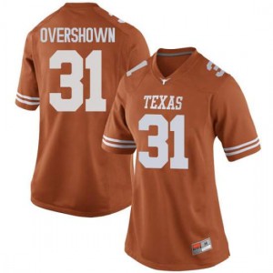 #31 DeMarvion Overshown University of Texas Women Game Alumni Jerseys Orange