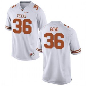 #36 Demarco Boyd Longhorns Youth Replica Official Jerseys White