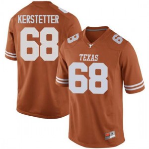 #68 Derek Kerstetter Texas Longhorns Men Replica Official Jerseys Orange