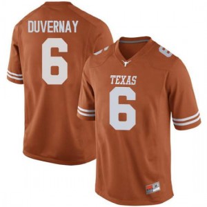 #6 Devin Duvernay University of Texas Men Game Alumni Jersey Orange