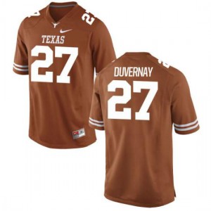 #27 Donovan Duvernay UT Men Authentic University Jersey Tex Orange
