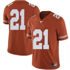#21 Dylan Osetkowski University of Texas Men Limited Stitched Jerseys Orange