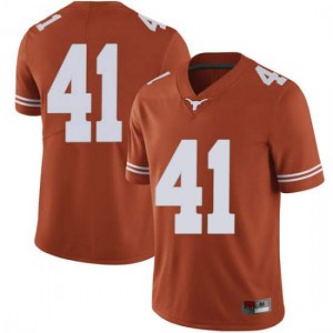 #41 Hank Coutoumanos University of Texas Men Limited College Jerseys Orange