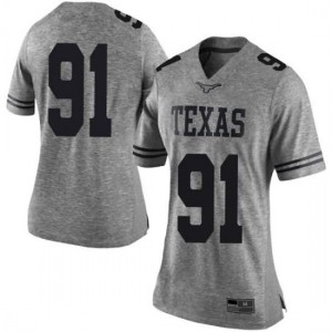 #91 Jamari Chisholm University of Texas Women Limited Stitched Jerseys Gray