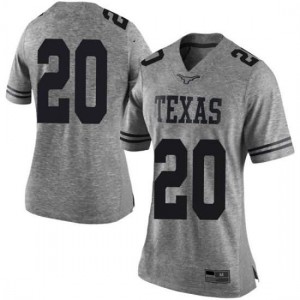 #20 Jericho Sims Texas Longhorns Women Limited Embroidery Jerseys Gray