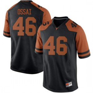 #46 Joseph Ossai UT Men Game Stitched Jersey Black