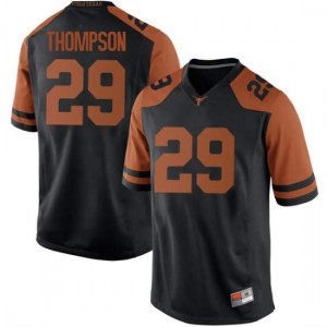 #29 Josh Thompson Longhorns Men Game Football Jerseys Black