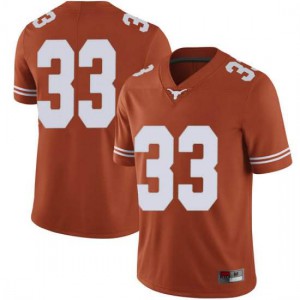 #33 Kamaka Hepa University of Texas Men Limited Stitched Jerseys Orange