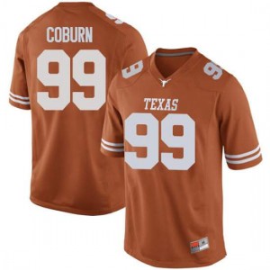 #99 Keondre Coburn University of Texas Men Game University Jersey Orange