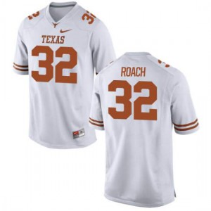 #32 Malcolm Roach University of Texas Women Game Football Jerseys White