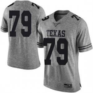 #79 Matt Frost University of Texas Men Limited NCAA Jerseys Gray