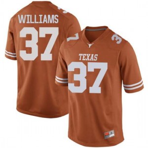 #37 Michael Williams UT Men Replica Football Jerseys Orange