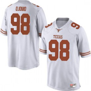 #98 Moro Ojomo University of Texas Men Replica Football Jerseys White