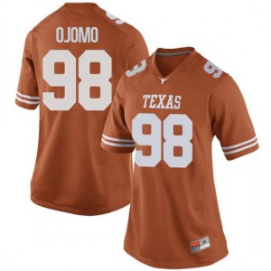 #98 Moro Ojomo University of Texas Women Game NCAA Jerseys Orange