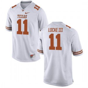 #11 P.J. Locke III Texas Longhorns Men Authentic Player Jersey White