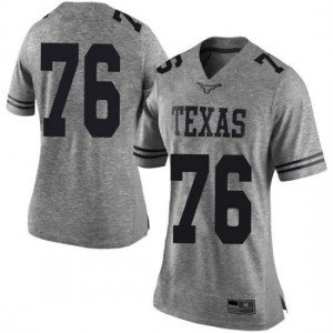 #76 Reese Moore UT Women Limited Football Jersey Gray