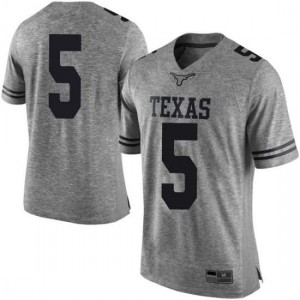 #5 Royce Hamm Jr. University of Texas Men Limited Stitch Jersey Gray