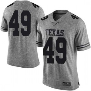 #49 Ta'Quon Graham UT Men Limited Embroidery Jersey Gray