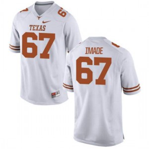 #67 Tope Imade University of Texas Men Game Player Jerseys White
