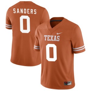 #0 Ja'Tavion Sanders UT Men's Nike NIL Replica Football Jersey - Texas Orange
